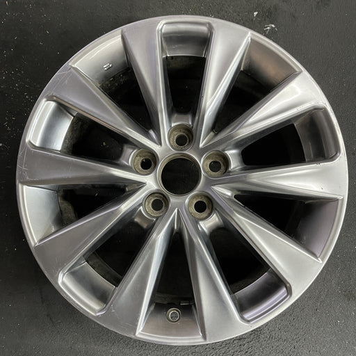 17" CAMRY 15-17 17x7 , 10 spoke Original OEM Wheel Rim - Angle View