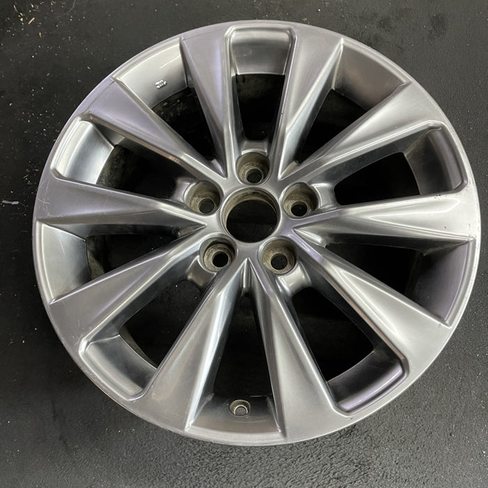 17" CAMRY 15-17 17x7 , 10 spoke Original OEM Wheel Rim - Side Profile