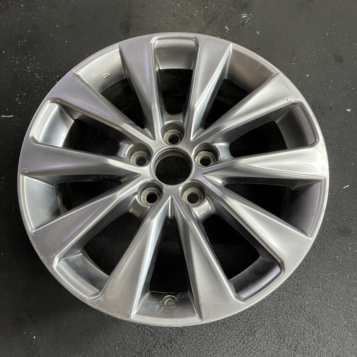 17" CAMRY 15-17 17x7 , 10 spoke Original OEM Wheel Rim - Side Profile