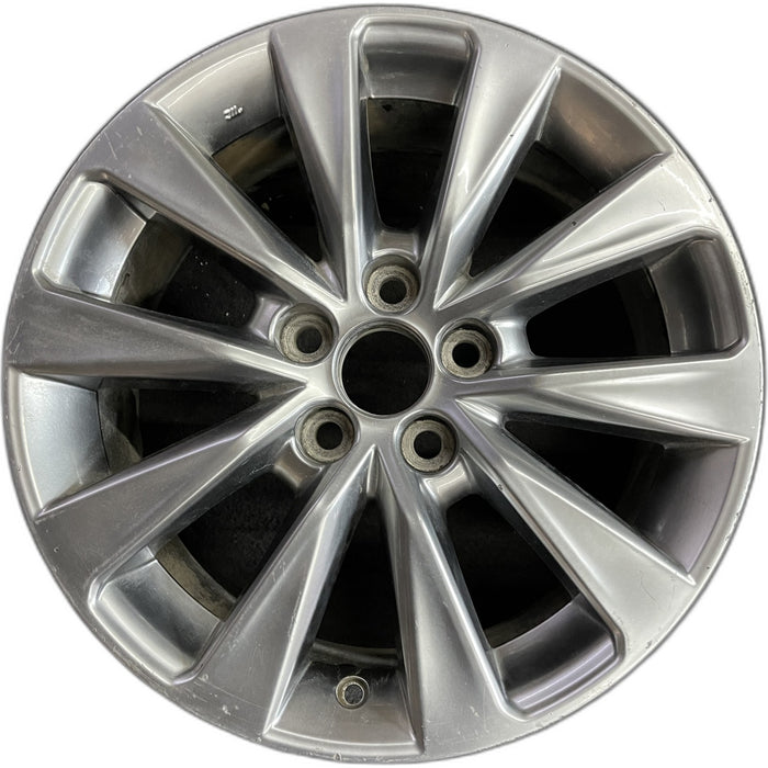 17" CAMRY 15-17 17x7 , 10 spoke Original OEM Wheel Rim - Front View