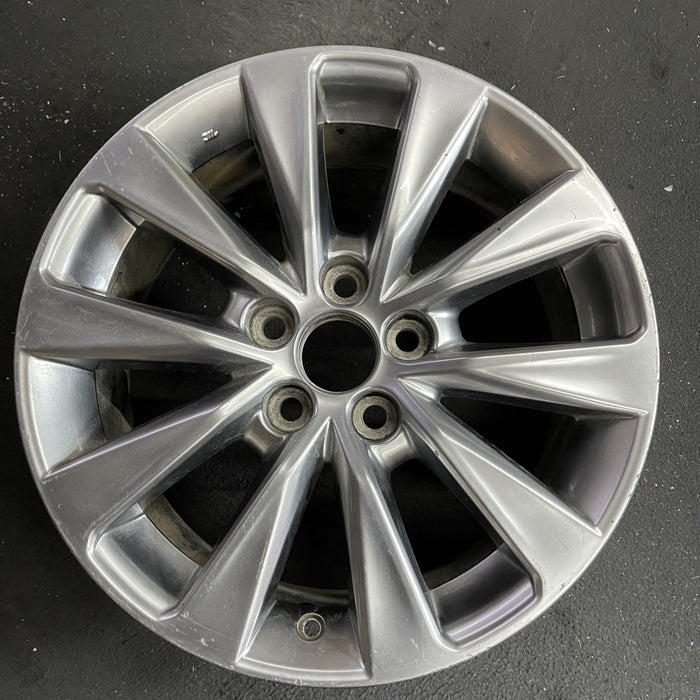 17" CAMRY 15-17 17x7 , 10 spoke Original OEM Wheel Rim - Angle View