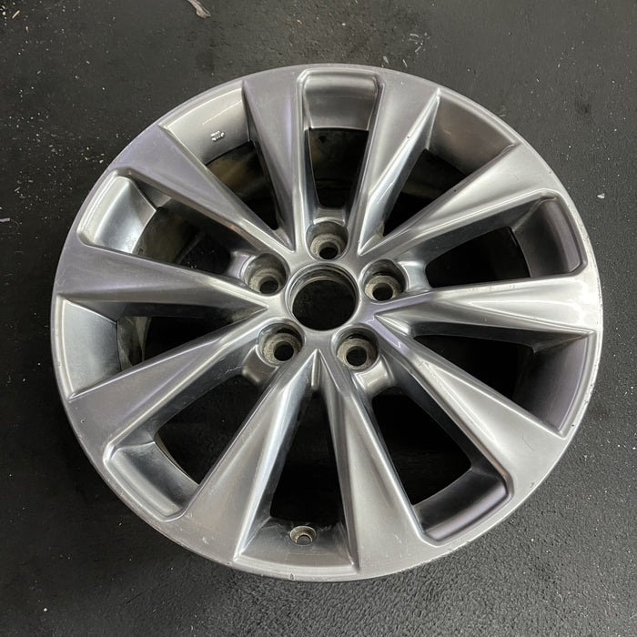 17" CAMRY 15-17 17x7 , 10 spoke Original OEM Wheel Rim - Side Profile