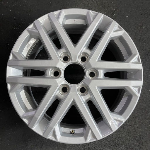 18" SEQUOIA 23-24 18x7.5, 6 double spoke, silver Original OEM Wheel Rim - Angle View