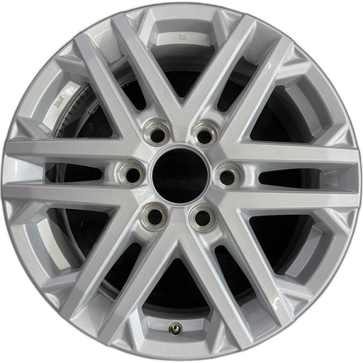 18" SEQUOIA 23-24 18x7.5, 6 double spoke, silver Original OEM Wheel Rim - Front View