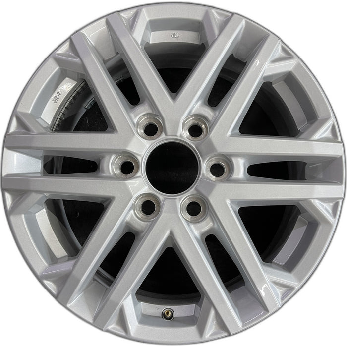 18" SEQUOIA 23-24 18x7.5, 6 double spoke, silver Original OEM Wheel Rim - Front View