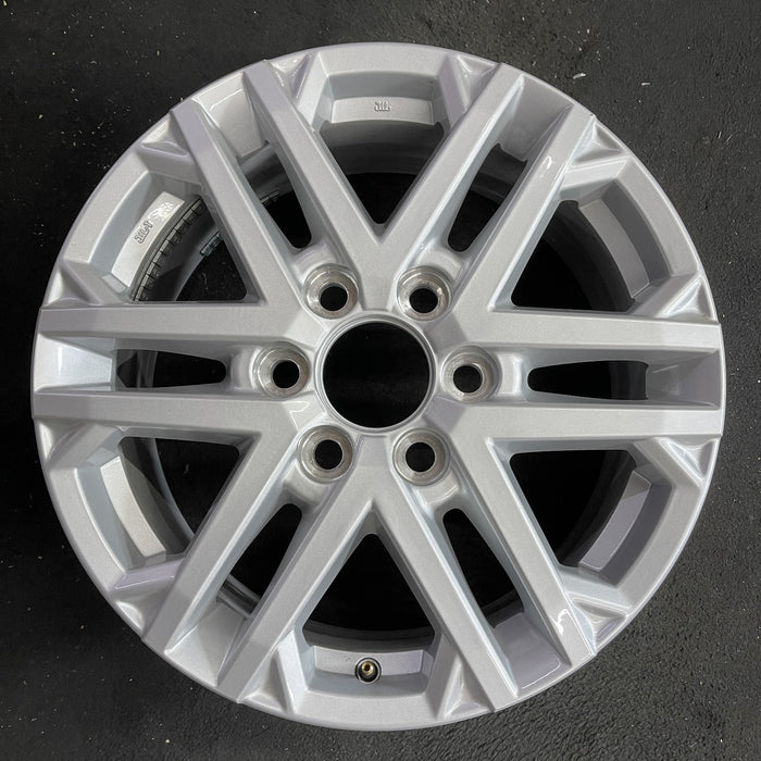 18" SEQUOIA 23-24 18x7.5, 6 double spoke, silver Original OEM Wheel Rim - Angle View