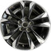 17" TRAILBLAZER 21-23 17x7.5 5 double spoke gloss black opt Q6V Original OEM - Front View