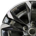 17" TRAILBLAZER 21-23 17x7.5 5 double spoke gloss black opt Q6V Original OEM - Angle View