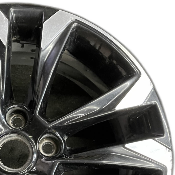 17" TRAILBLAZER 21-23 17x7.5 5 double spoke gloss black opt Q6V Original OEM - Side Profile