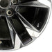 17" TRAILBLAZER 21-23 17x7.5 5 double spoke gloss black opt Q6V Original OEM - Close-Up Detail
