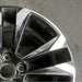 17" TRAILBLAZER 21-23 17x7.5 5 double spoke gloss black opt Q6V Original OEM - Close-Up Detail