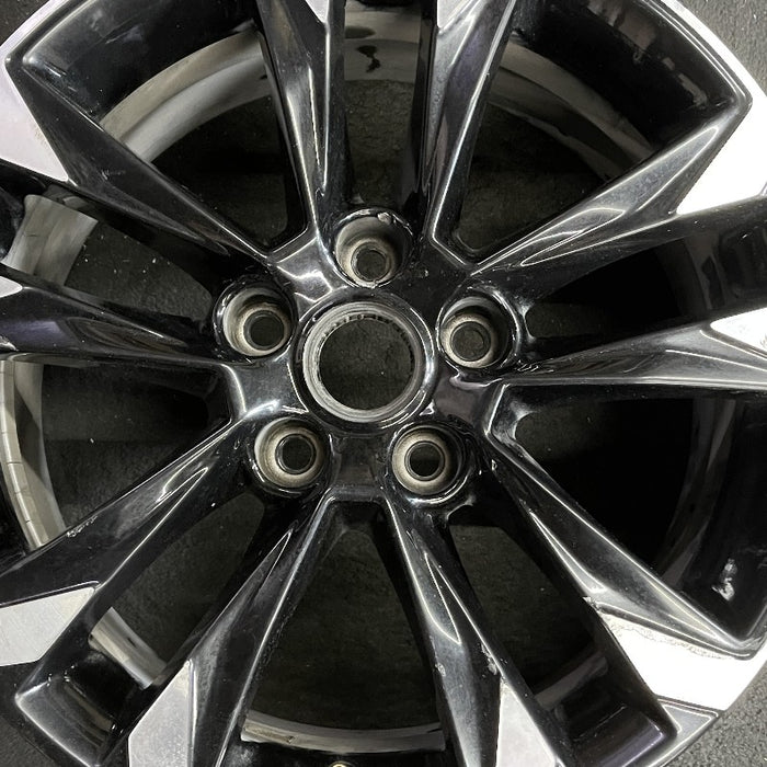 17" TRAILBLAZER 21-23 17x7.5 5 double spoke gloss black opt Q6V Original OEM - Angle View