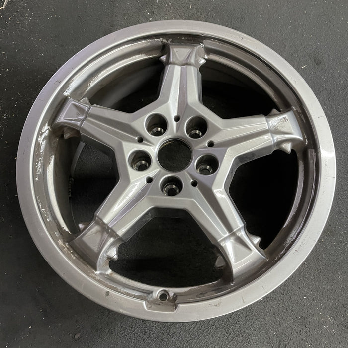18" BMW X1 23-24 18x7.5 , , solid spoke Original OEM Wheel Rim - Side Profile