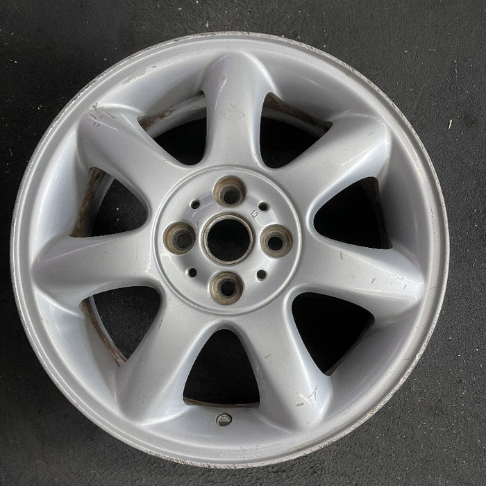 16" CLUBMAN 08-14 16x6.5 alloy 7 spoke tapered end spoke silver Original OEM Wheel Rim