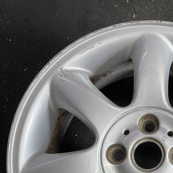 16" CLUBMAN 08-14 16x6.5 alloy 7 spoke tapered end spoke silver Original OEM Wheel Rim