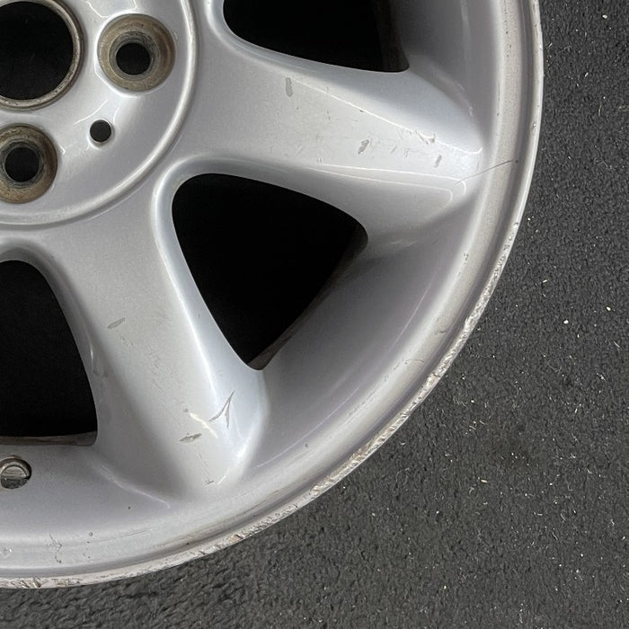 16" CLUBMAN 08-14 16x6.5 alloy 7 spoke tapered end spoke silver Original OEM Wheel Rim