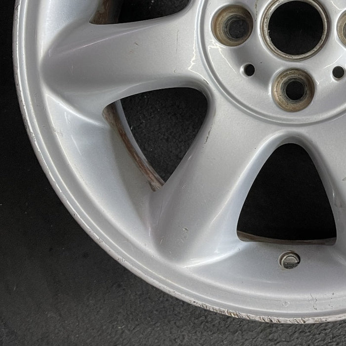 16" CLUBMAN 08-14 16x6.5 alloy 7 spoke tapered end spoke silver Original OEM Wheel Rim