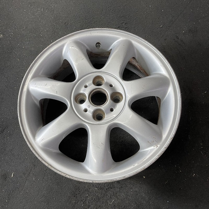 16" CLUBMAN 08-14 16x6.5 alloy 7 spoke tapered end spoke silver Original OEM Wheel Rim