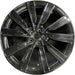 22" RANGE ROVER 22 , 22x9.5, 10 spoke, gloss black Original OEM Wheel Rim - Front View