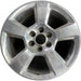 20" SIERRA 1500 PICKUP 19 classic , 20x9, 5 spoke, exposed lug nuts, polished - Front View