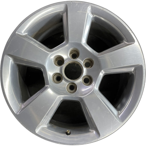 20" SIERRA 1500 PICKUP 19 classic , 20x9, 5 spoke, exposed lug nuts, polished - Front View