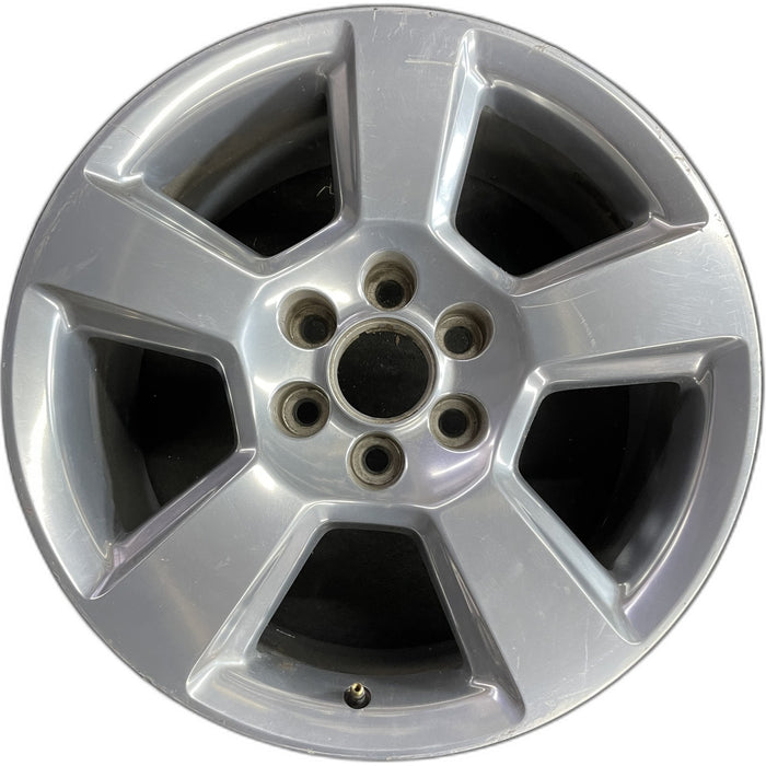 20" SIERRA 1500 PICKUP 19 classic , 20x9, 5 spoke, exposed lug nuts, polished - Front View