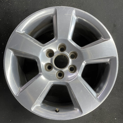 20" SIERRA 1500 PICKUP 19 classic , 20x9, 5 spoke, exposed lug nuts, polished - Angle View