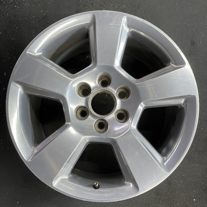 20" SIERRA 1500 PICKUP 19 classic , 20x9, 5 spoke, exposed lug nuts, polished - Angle View