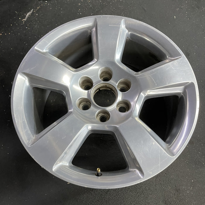 20" SIERRA 1500 PICKUP 19 classic , 20x9, 5 spoke, exposed lug nuts, polished - Side Profile