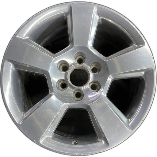 20" SIERRA 1500 PICKUP 19 classic , 20x9, 5 spoke, exposed lug nuts, polished - Front View