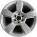 20" SIERRA 1500 PICKUP 19 classic , 20x9, 5 spoke, exposed lug nuts, polished - Front View