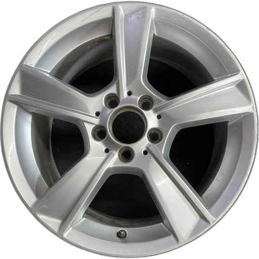 17" MERCEDES C-CLASS 12 204 Type; C250, 17x8.5, 5 spoke Original OEM Wheel Rim - Front View