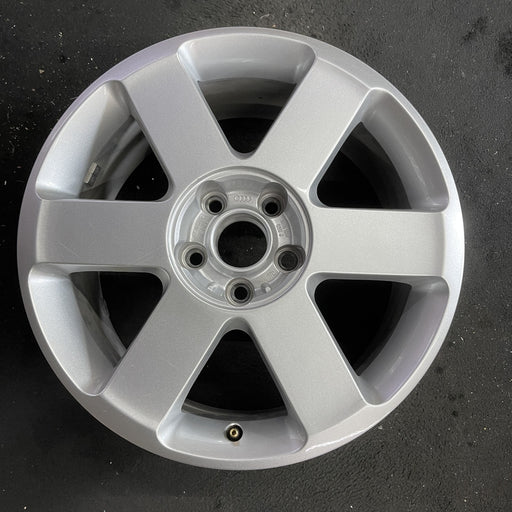 17" AUDI A4 03-05 17x7.5 , 6 spoke, SW Original OEM Wheel Rim - Angle View