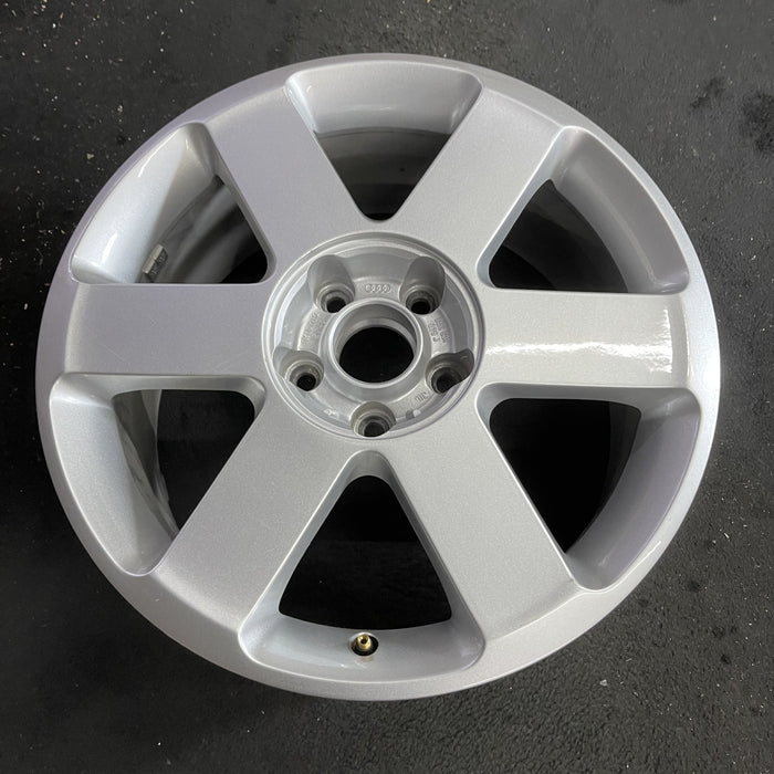 17" AUDI A4 03-05 17x7.5 , 6 spoke, SW Original OEM Wheel Rim - Side Profile