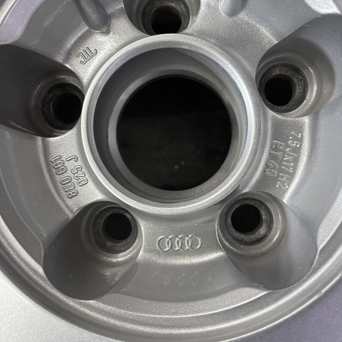 17" AUDI A4 03-05 17x7.5 , 6 spoke, SW Original OEM Wheel Rim - Back View