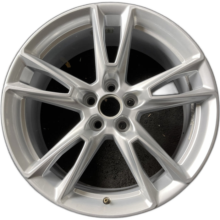 20" CAMARO 19-24 20x8.5, 5 split spoke, silver Original OEM Wheel Rim - Front View