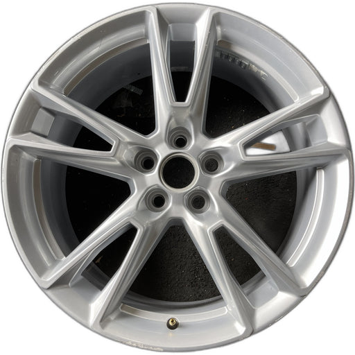 20" CAMARO 19-24 20x8.5, 5 split spoke, silver Original OEM Wheel Rim - Front View