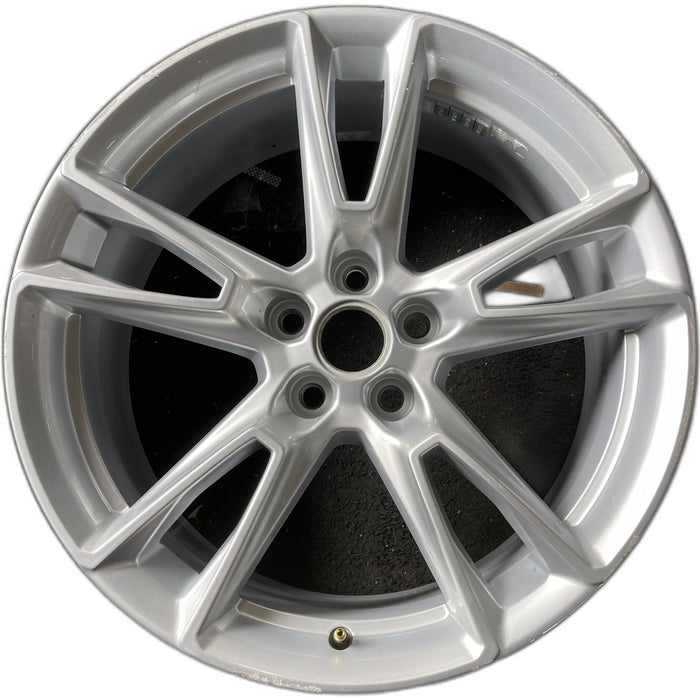 20" CAMARO 19-24 20x8.5, 5 split spoke, silver Original OEM Wheel Rim - Front View