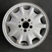 16" MERCEDES E-CLASS 95 124 Type; E300D, 16x7.5, Original OEM Wheel Rim - Angle View