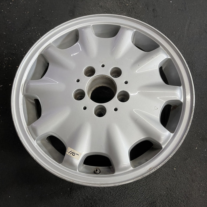 16" MERCEDES E-CLASS 95 124 Type; E300D, 16x7.5, Original OEM Wheel Rim - Side Profile
