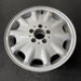 16" MERCEDES E-CLASS 95 124 Type; E300D, 16x7.5, Original OEM Wheel Rim - Close-Up Detail