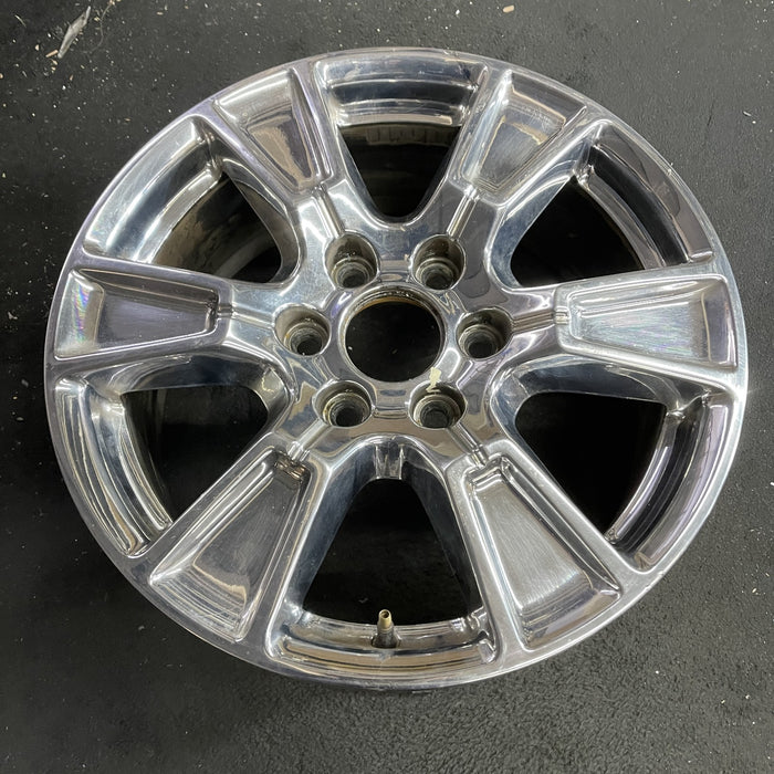 18" FORD F150 PICKUP 15-17 18x7.5, aluminum, 6 spoke, chrome Original OEM Wheel - Side Profile