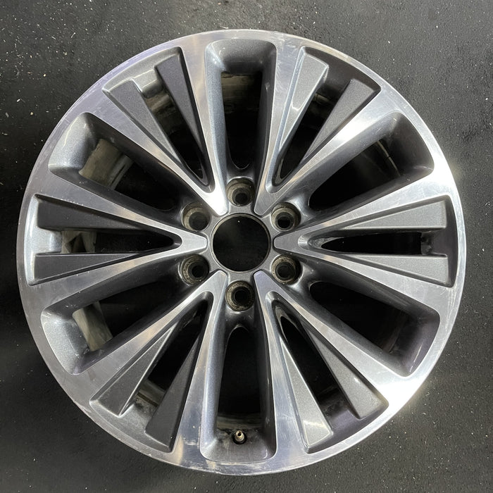 20" NAVIGATOR 15-17 20x8.5 , , machined face Original OEM Wheel Rim - Angle View
