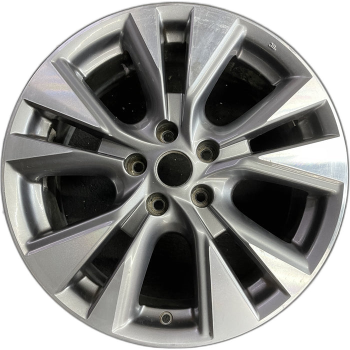 18" MURANO 15-17 18x7.5 , machined Original OEM Wheel Rim - Front View