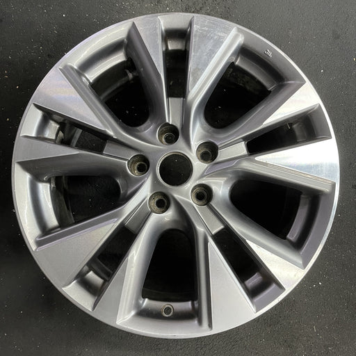 18" MURANO 15-17 18x7.5 , machined Original OEM Wheel Rim - Angle View