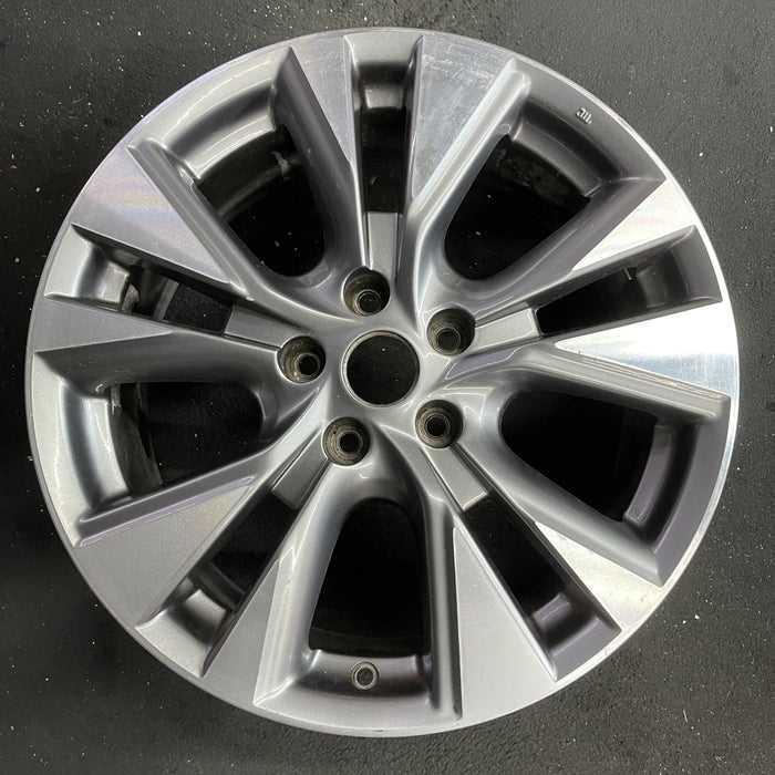 18" MURANO 15-17 18x7.5 , machined Original OEM Wheel Rim - Angle View