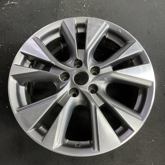 18" MURANO 15-17 18x7.5 , machined Original OEM Wheel Rim - Side Profile