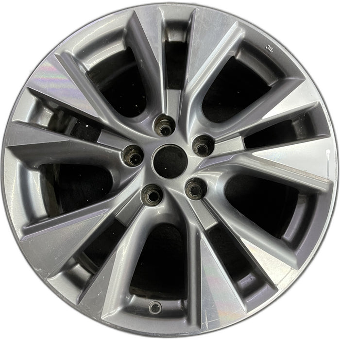 18" MURANO 15-17 18x7.5 , machined Original OEM Wheel Rim - Front View