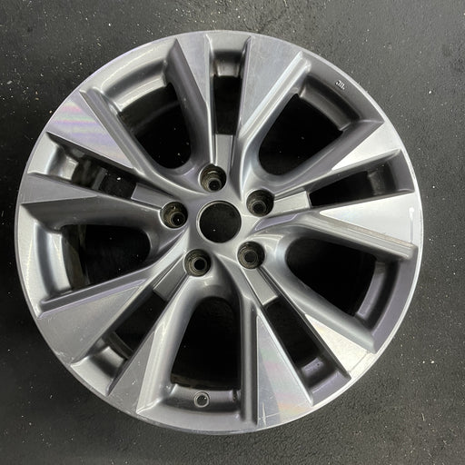 18" MURANO 15-17 18x7.5 , machined Original OEM Wheel Rim - Angle View