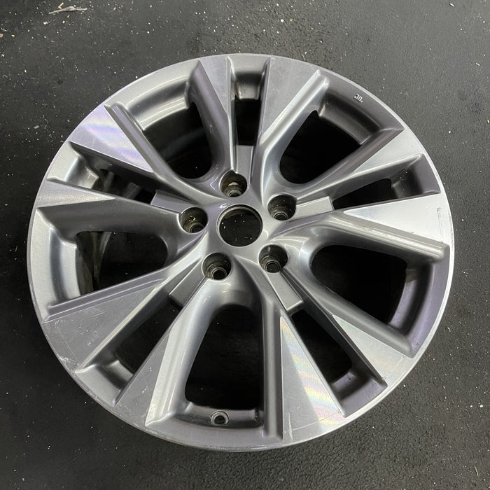 18" MURANO 15-17 18x7.5 , machined Original OEM Wheel Rim - Side Profile